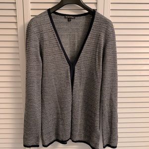 Blue & Silver Brooks Brothers Cardigan - Small